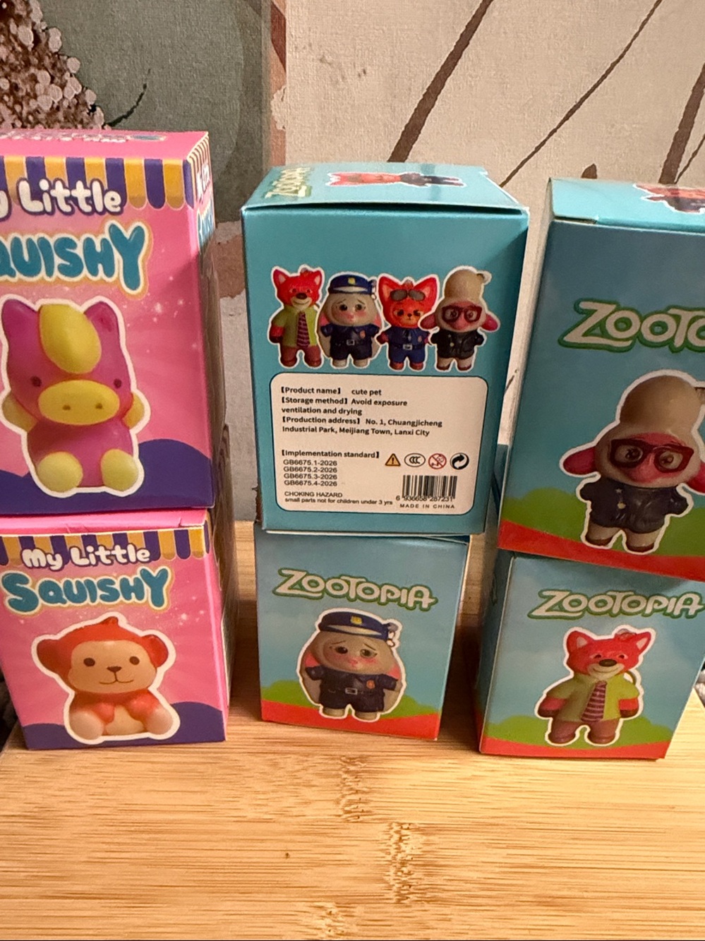 Squishy in the box. Blind box. You get one